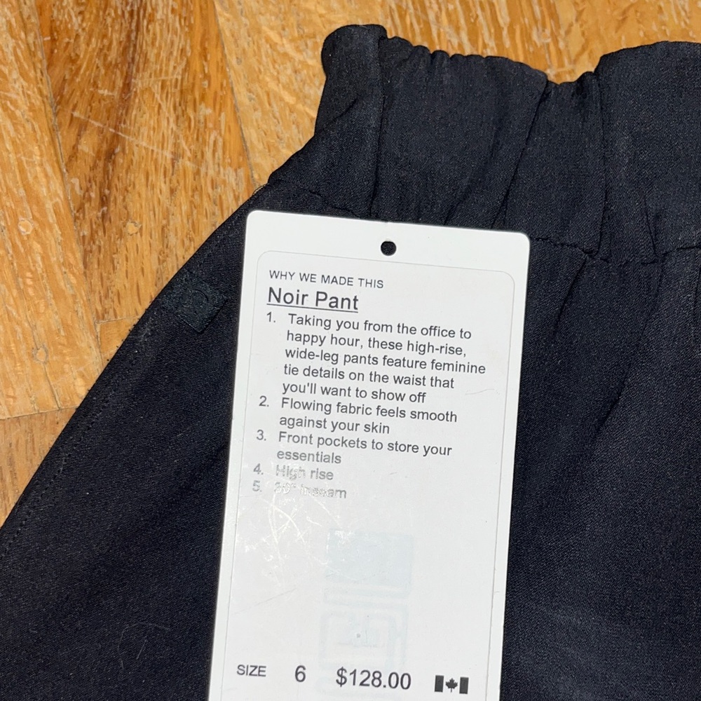lululemon athletica Noir Pant - Black - Picture 6 of 7